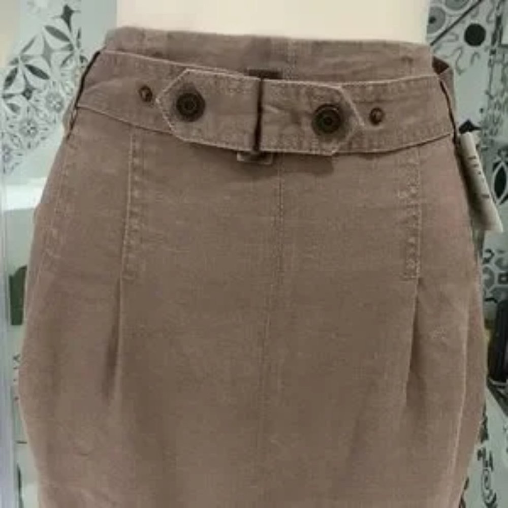 Like🆕🌹VTG Olsen Europe Elegant 💯 % Linen Pencil Skirt - Picture 2 of 9